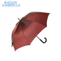 Whole Fiberglass Frame Ribs Shining Pongee Fabric Strong Quality Custom Design Logo Red Big Unbroken Straight Sport Umbrella